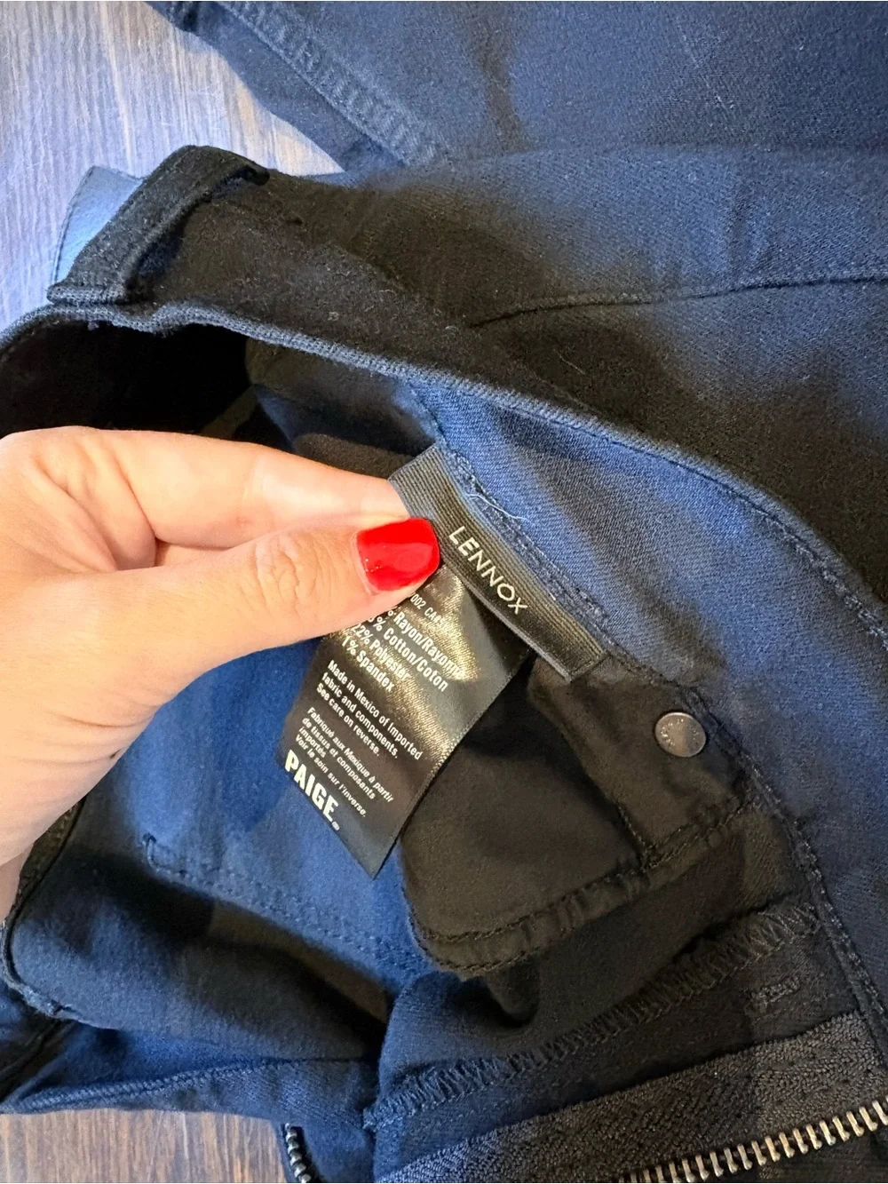 PAIGE “Lennox” Jeans - Men’s size 36 - Black Shadow color